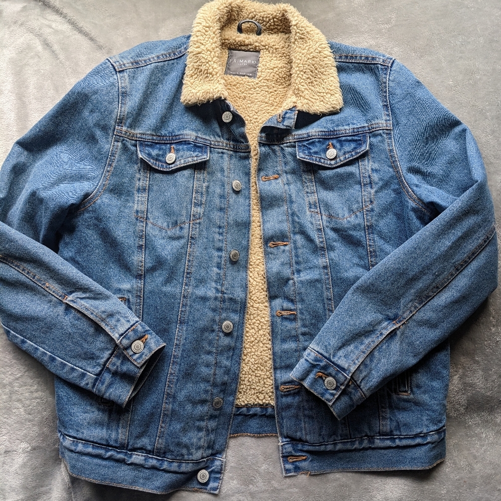 Sherpa jean jacket